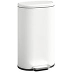 30L Curved Kitchen Bin – Cream