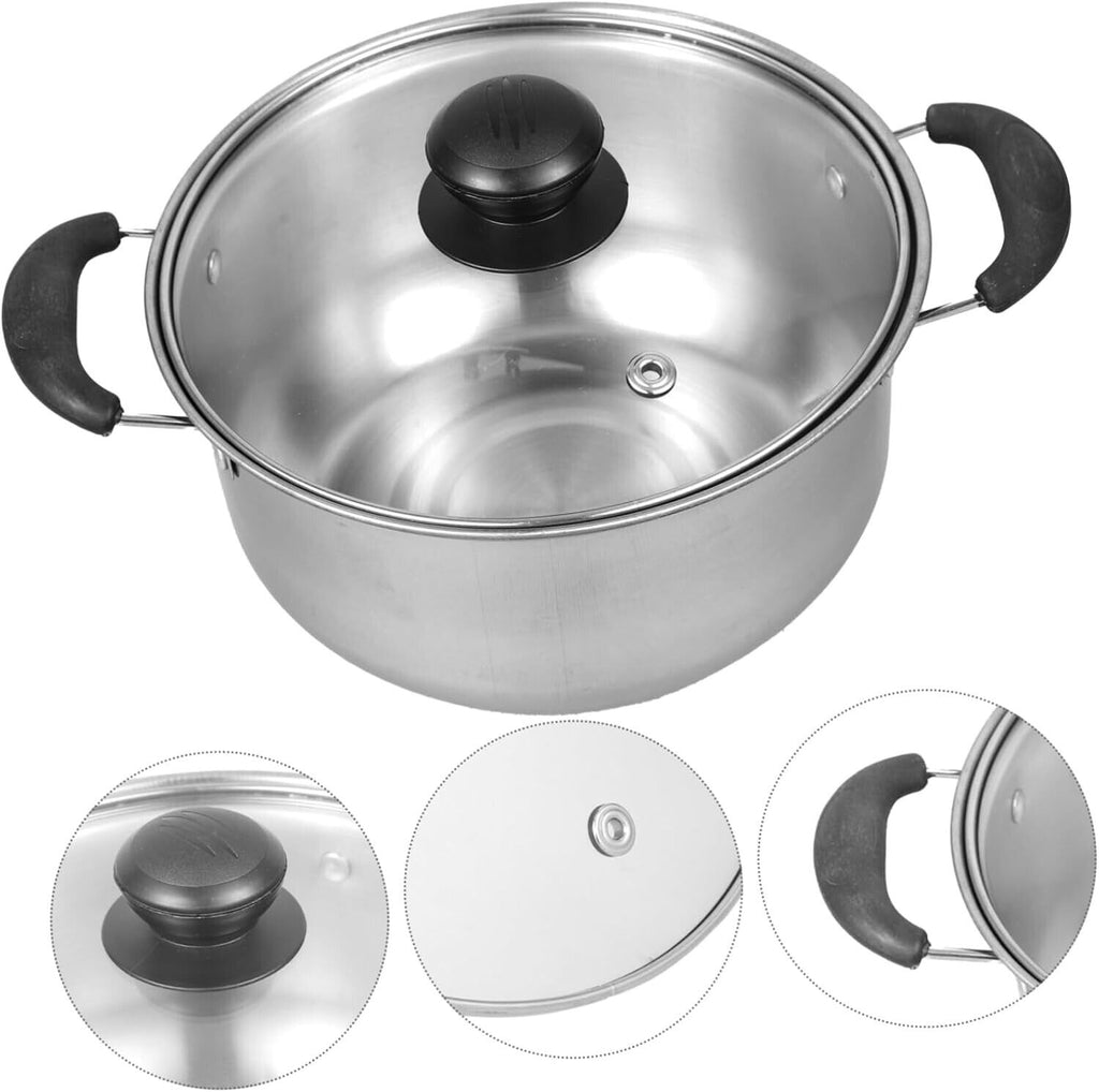 5-Piece Stainless Steel Pot Set