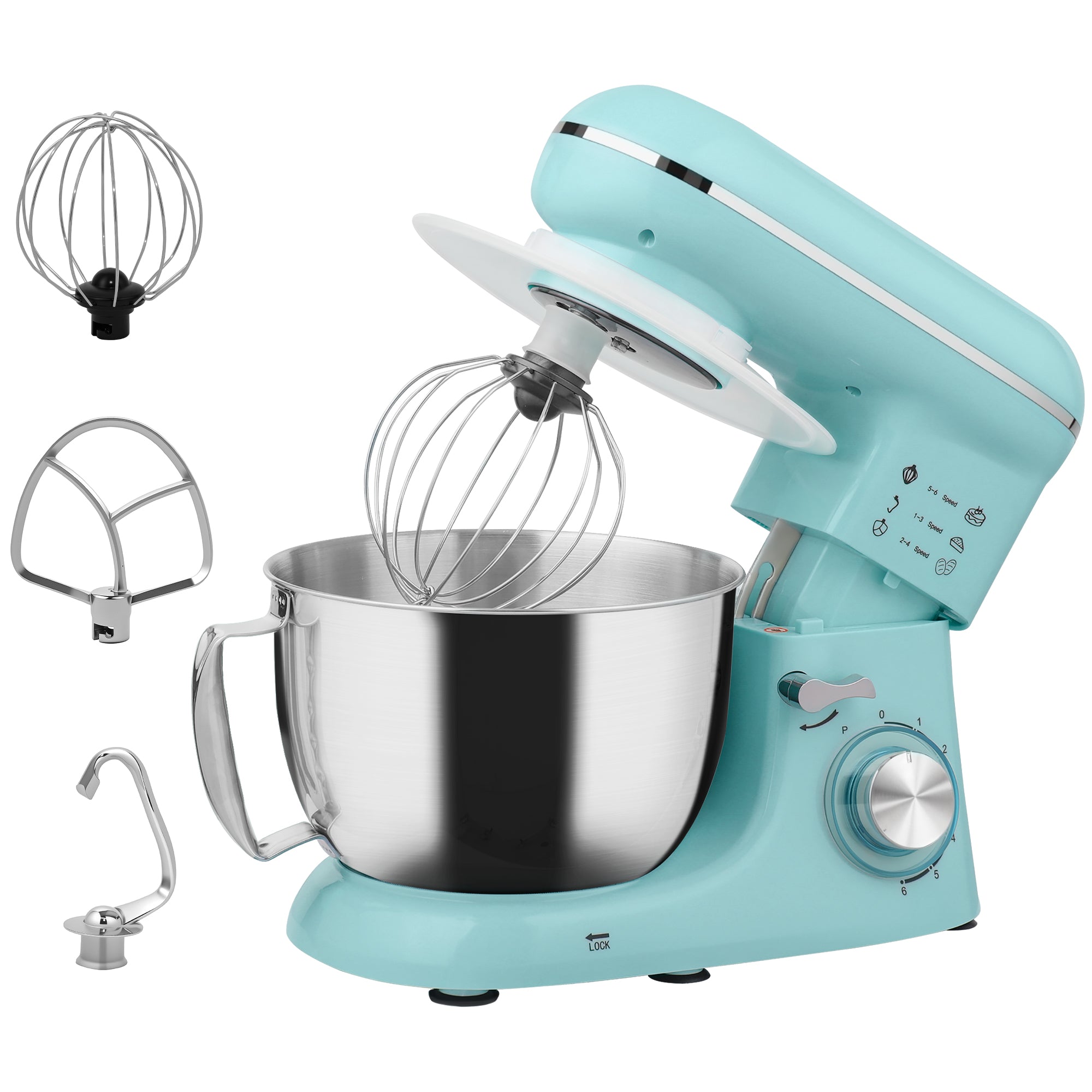 1300W Stand Mixer – Blue