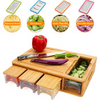 Bamboo Chopping Board Set
