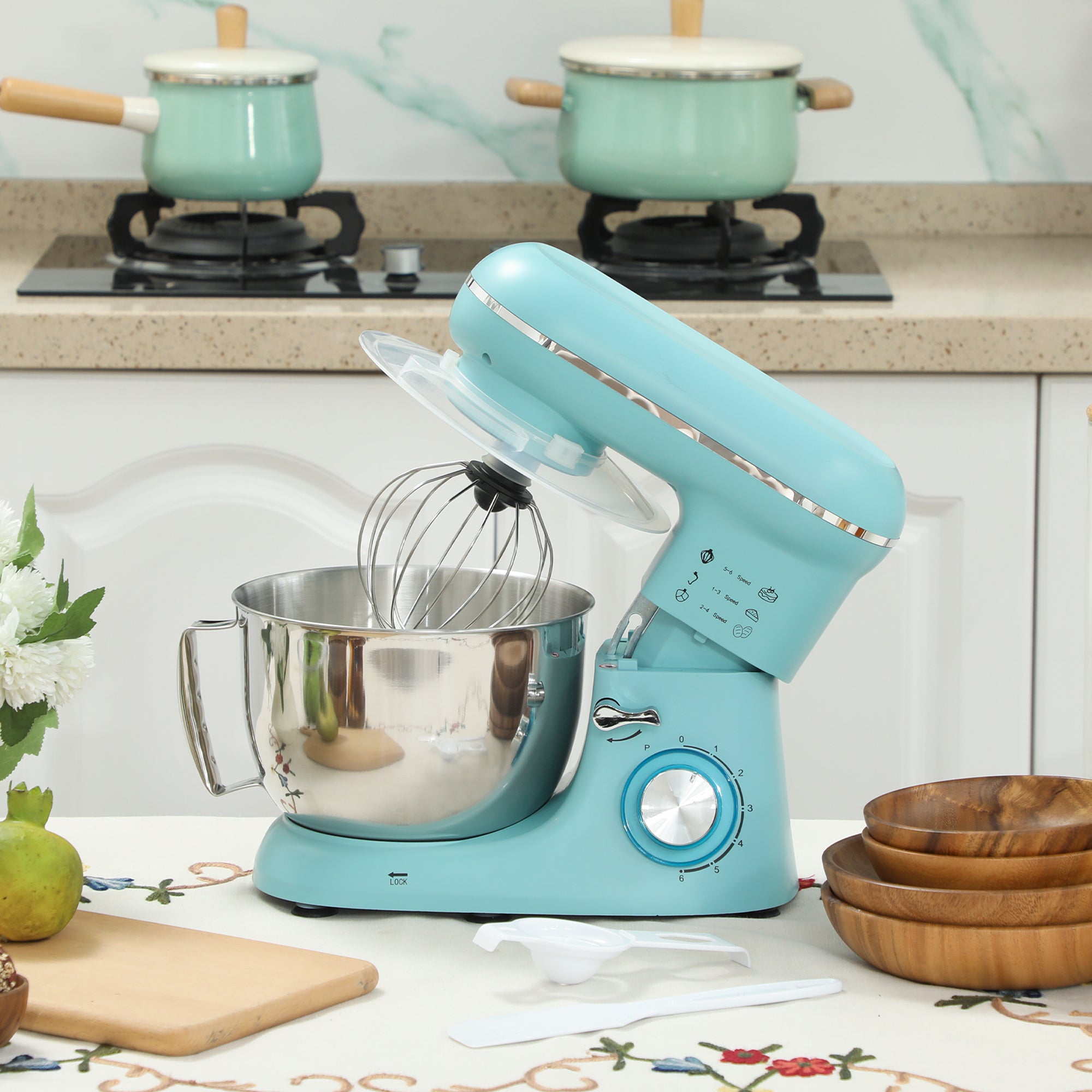 1300W Stand Mixer – Blue