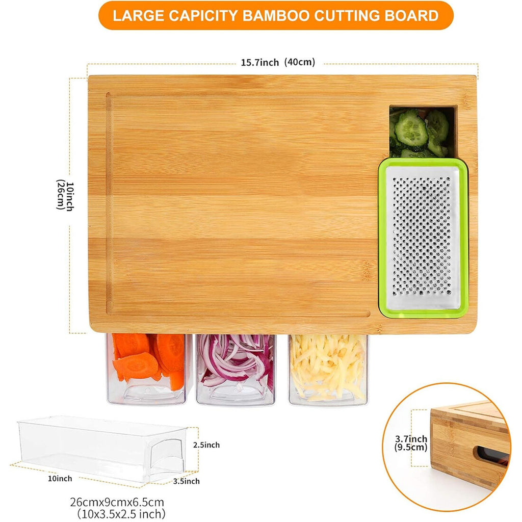 Bamboo Chopping Board Set