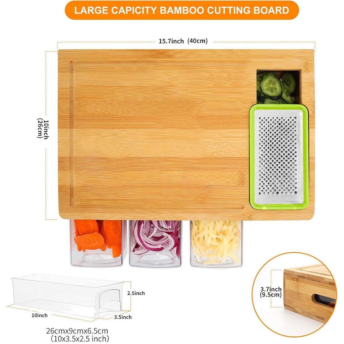 Bamboo Chopping Board Set