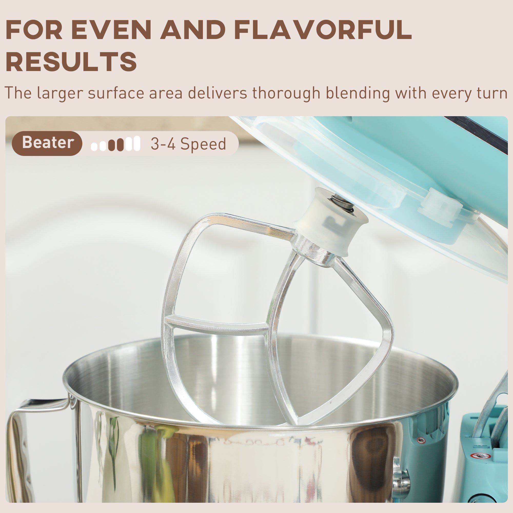 1300W Stand Mixer – Blue
