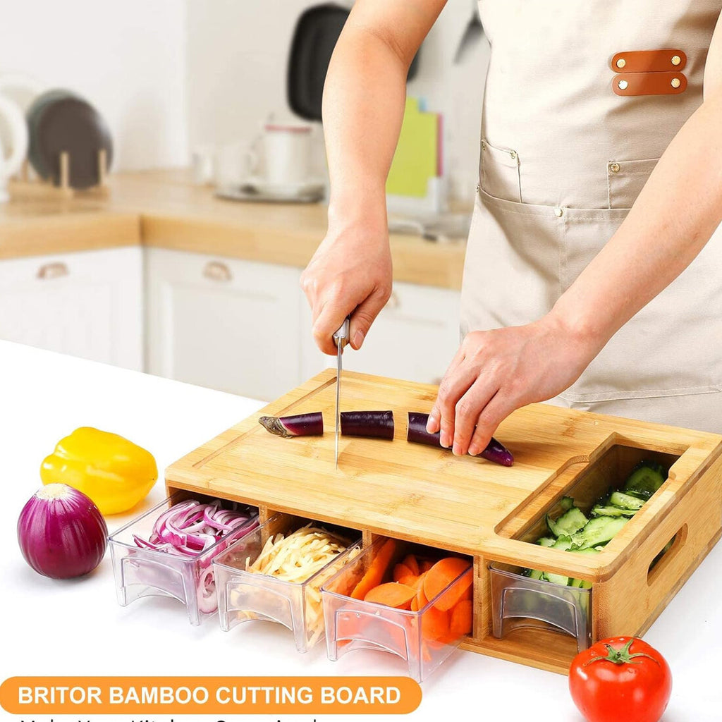 Bamboo Chopping Board Set
