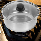 5-Piece Stainless Steel Pot Set