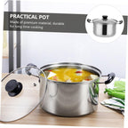 5-Piece Stainless Steel Pot Set